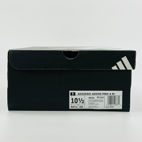 Adidas Adizero Adios Pro 4 \'Lucid Lemon Black\' JR6364 Running Multi Size main image 13